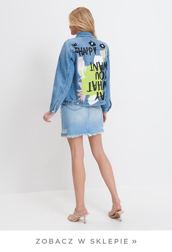 jeansowa kurtka oversize