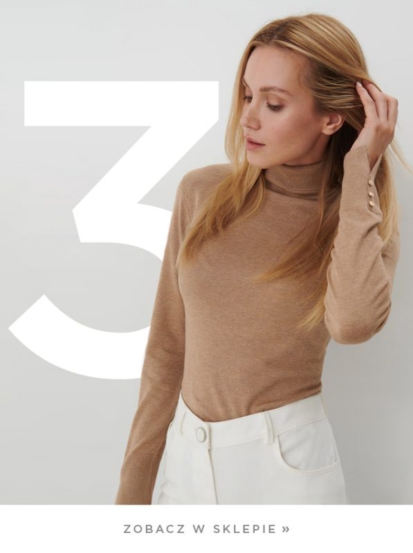 sweter z golfem