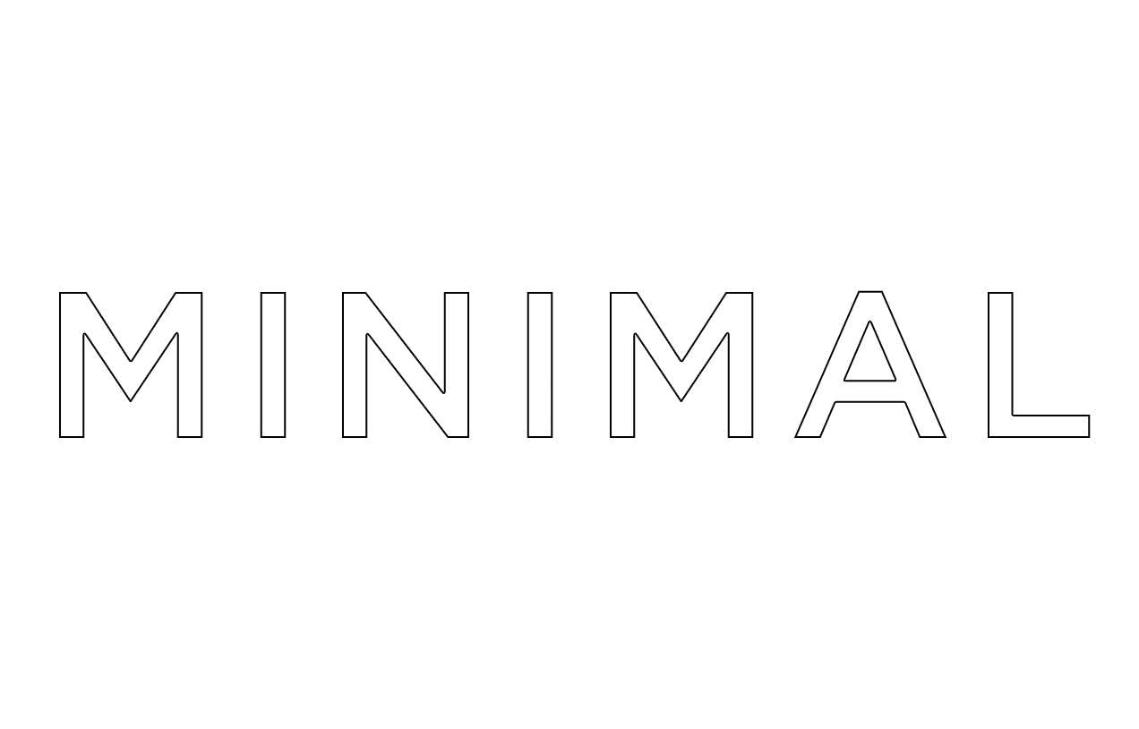 napis minimal
