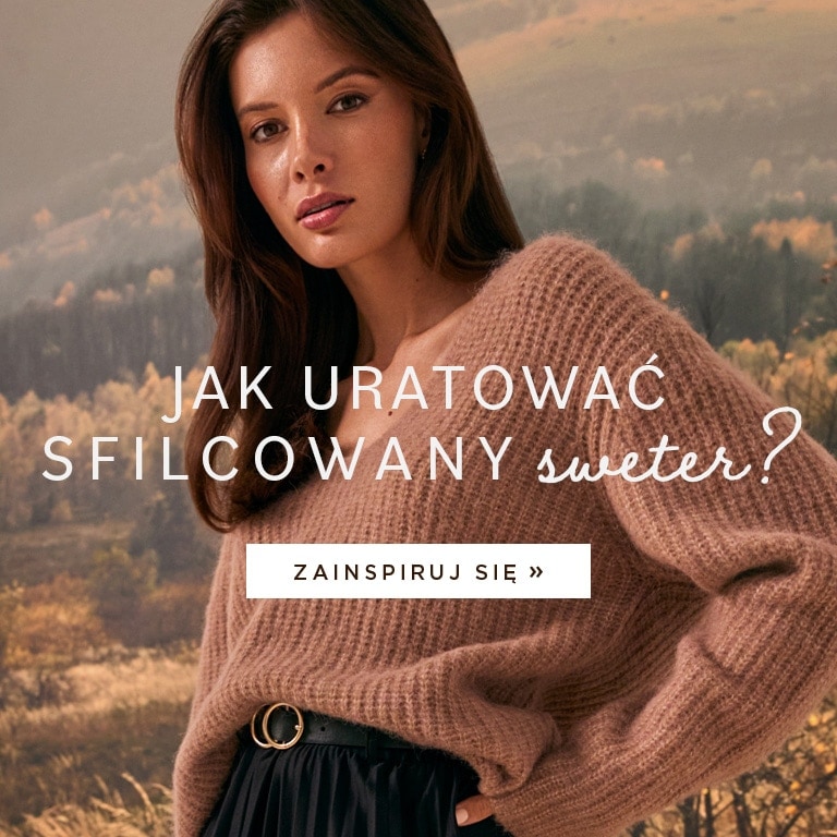 baner artykuł jak uratować sfilcowany swetr