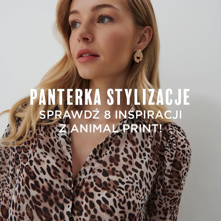 baner do artykułu o stylizacjach w panterkę