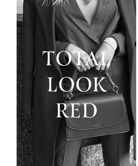 czerwony total look