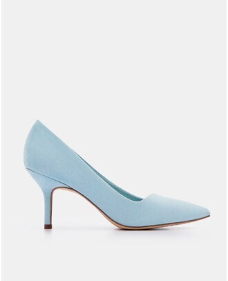pantofi cu toc pastel