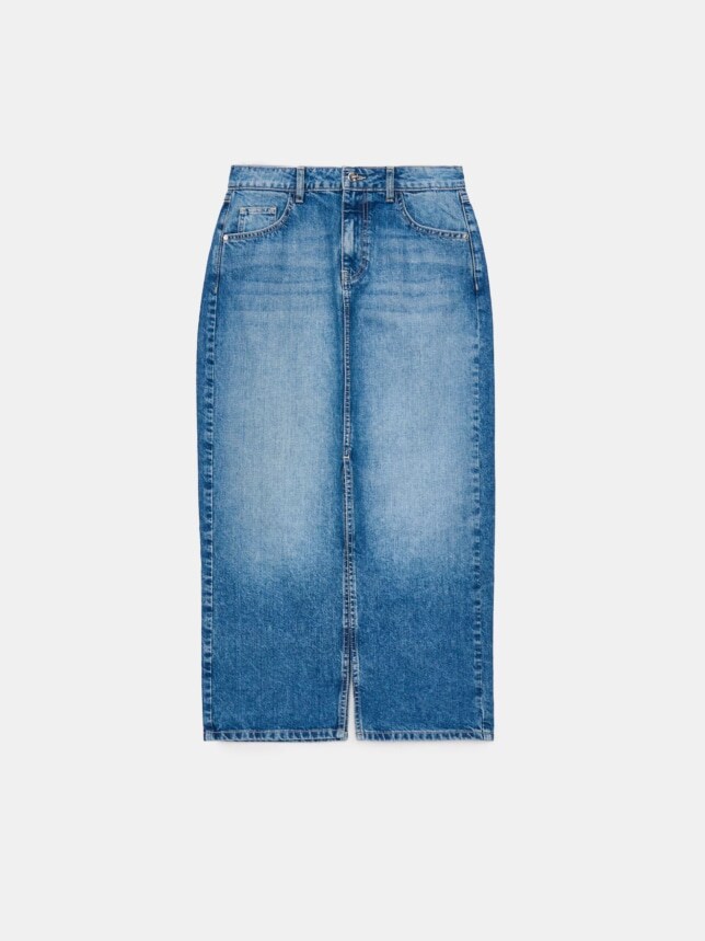 Noutăți
100% bumbac
Fustă midi de blugi
165,99 RON
culoare - Albastru