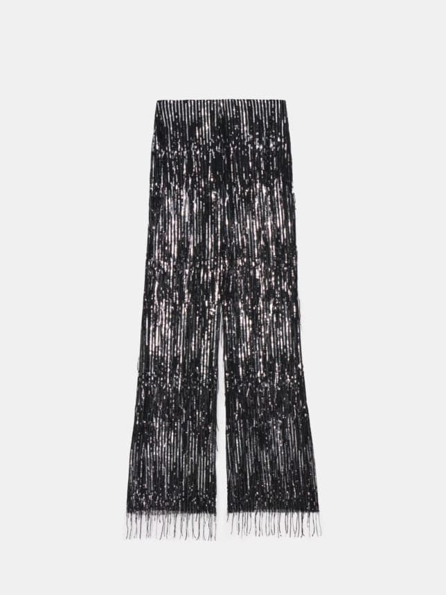 Pantaloni din paiete
