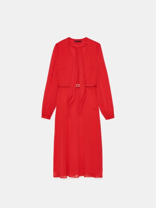 Rochie midi cu cordon