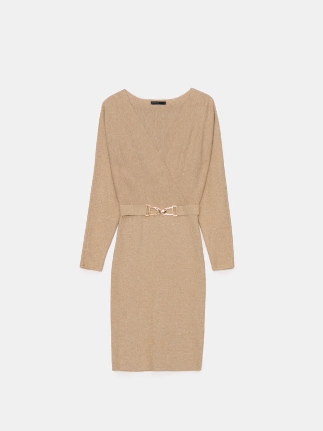 Rochie mini cu decolteu tip plic