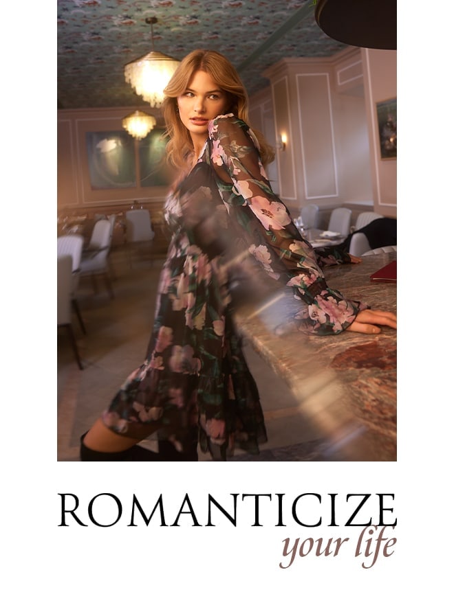 stilul romantic este plin de volane și flori