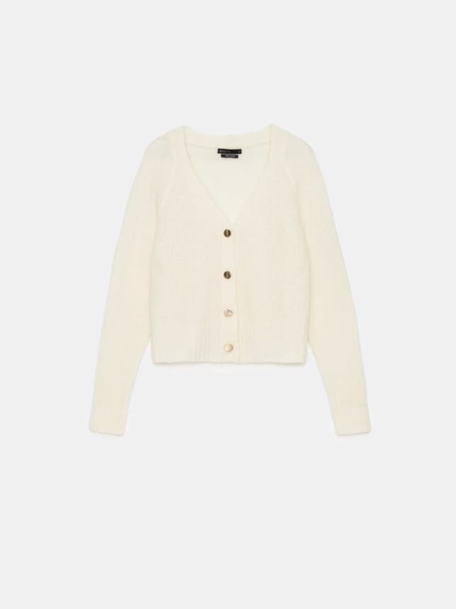 cardigan oversize ivory