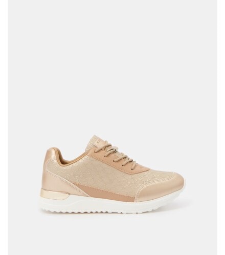 zlote sneakersy