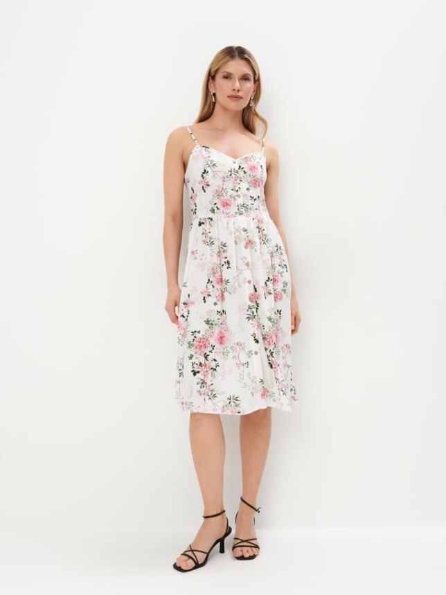 Rochie midi din viscoză