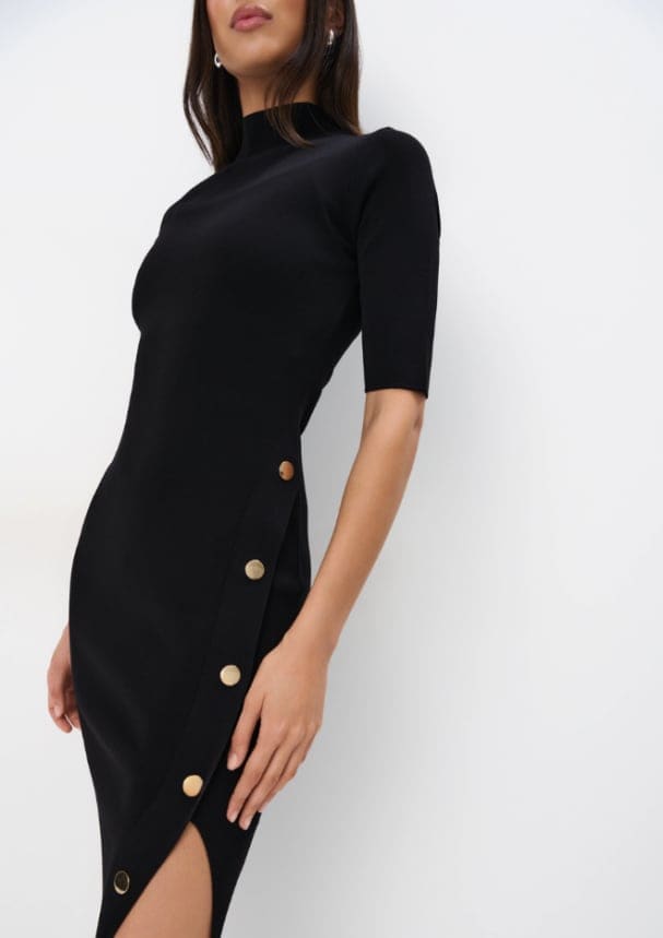 Rochie tricotată midi