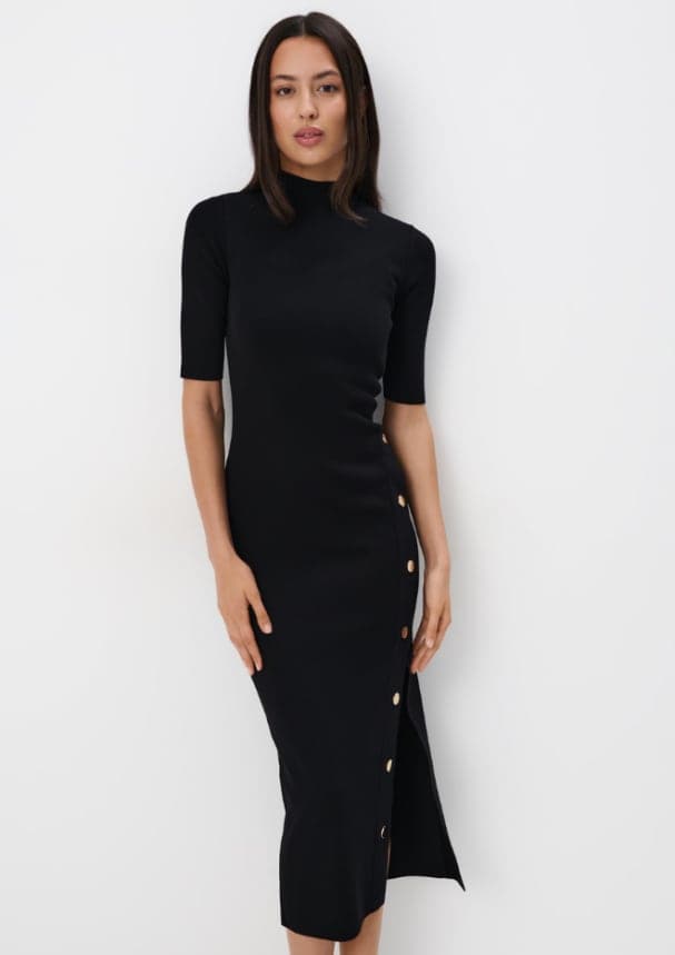 Rochie tricotată midi