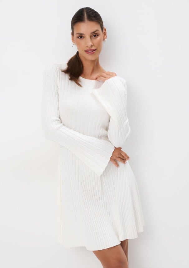 Rochie tricotată mini
culoare - Alb