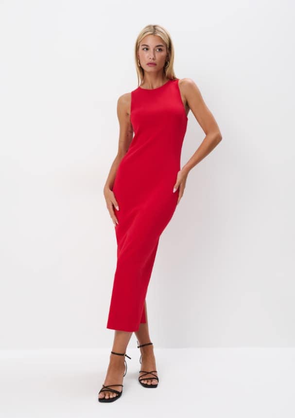 Rochie midi mulată