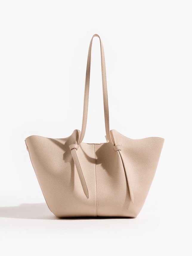Beżowa torebka shopper