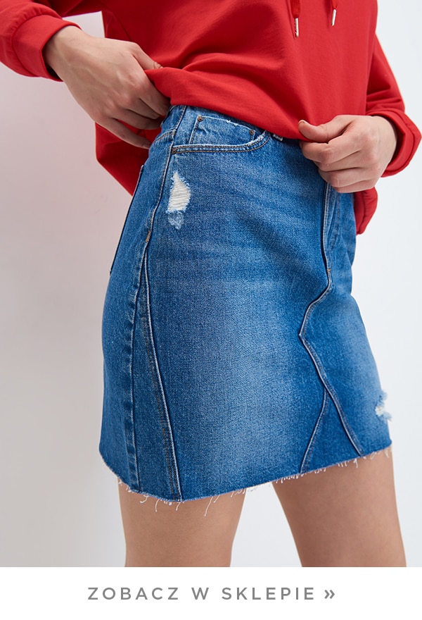 spódnica mini jeansowa