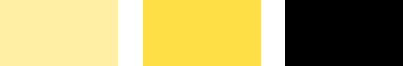 kolory: jasny żółty, ciemny żółty, czarny