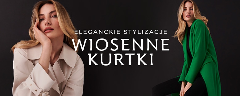 baner do artykułu o wiosennych kurtkach na wiosnę