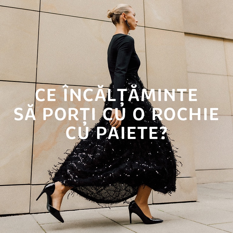 Ce incaltaminte sa porti cu o rochie c paiete