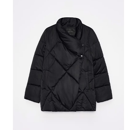 jachetă matlasată neagră