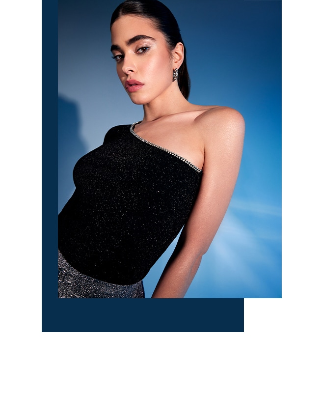 bluză cu un singur umăr