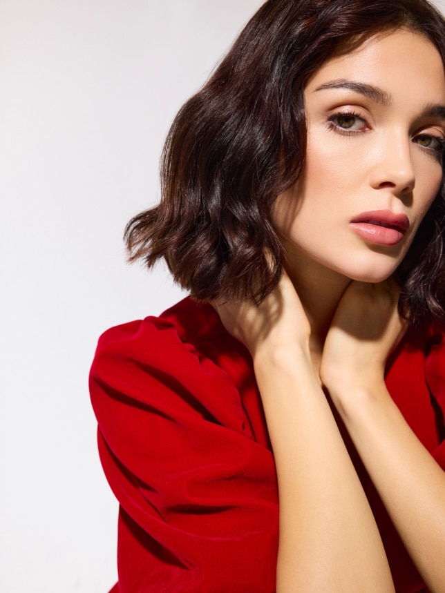 Rochie mini din catifea MOHITO
