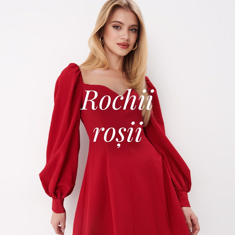 rochii rosii MOHITO