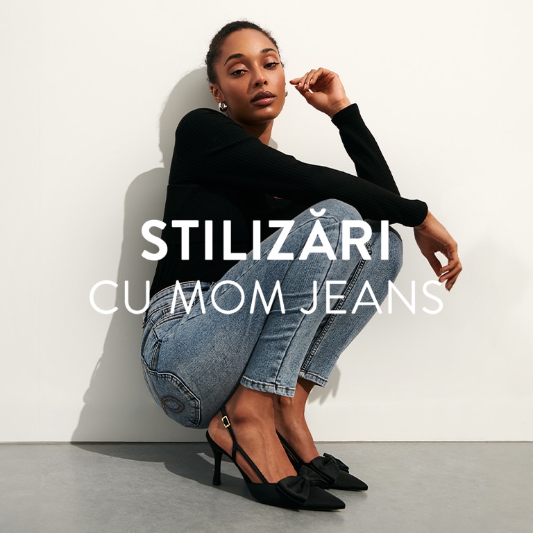 stilizari cu mom jeans mohito