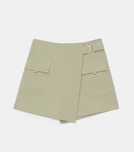 zielone spódnico-szorty