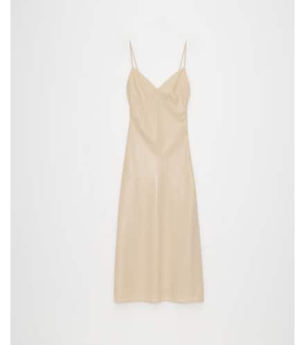 sukienka midi na ramiączkach