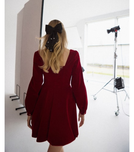 spinka kokarda czarna