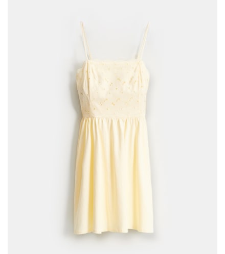 letnia żółta sukienka mini