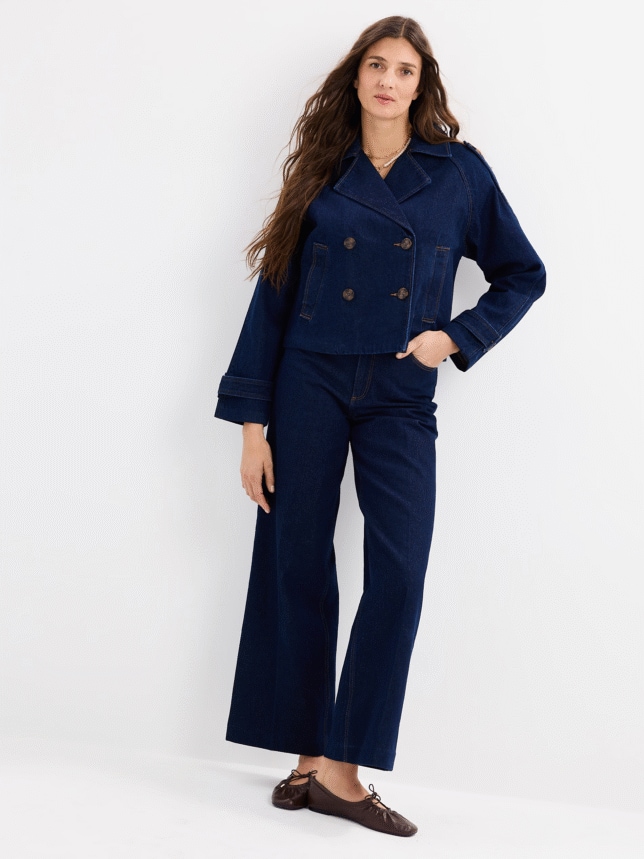 Denim total look - kurtka przejściowa z denimu