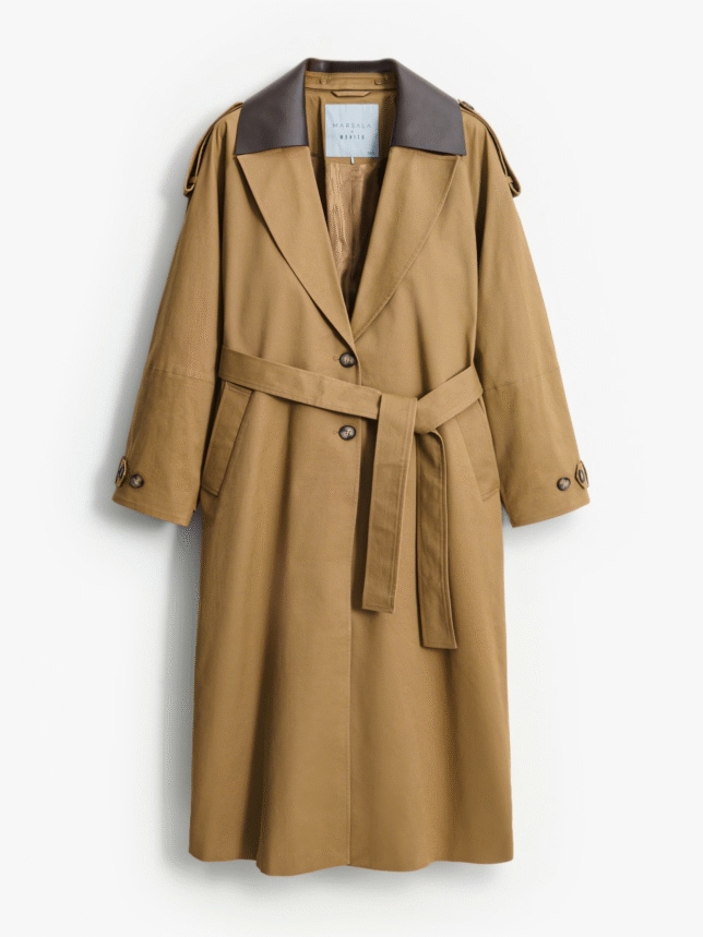 Modny trencz damski idealny na wiosnę