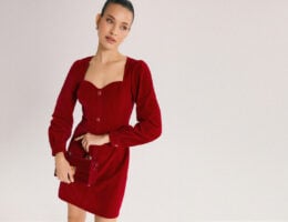 czerwone sukienki na święta