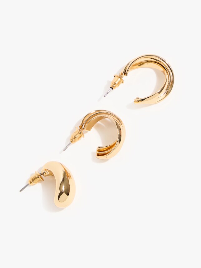 Złote kolczyki damskie