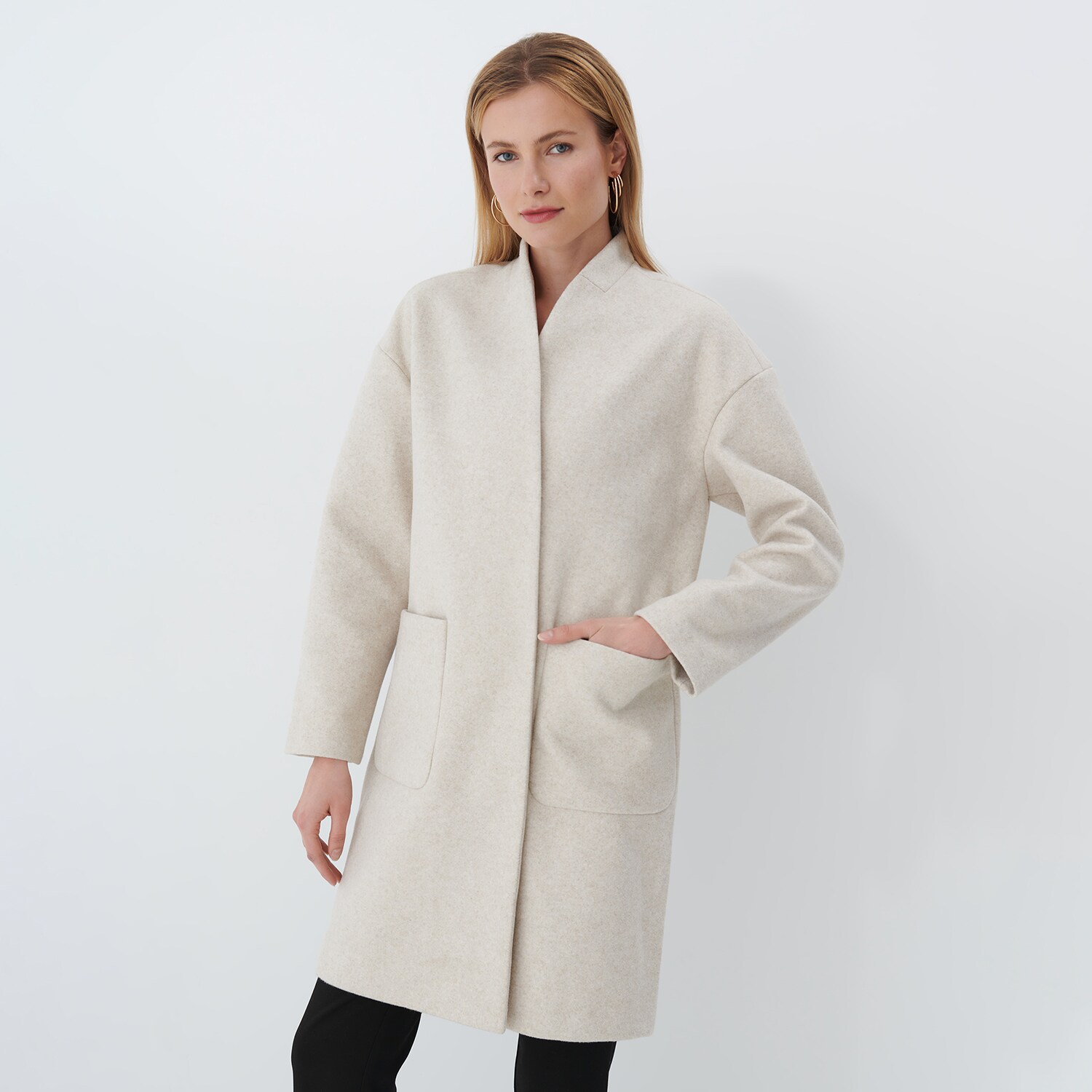 Levně Mohito - Klasický kabát - Béžová