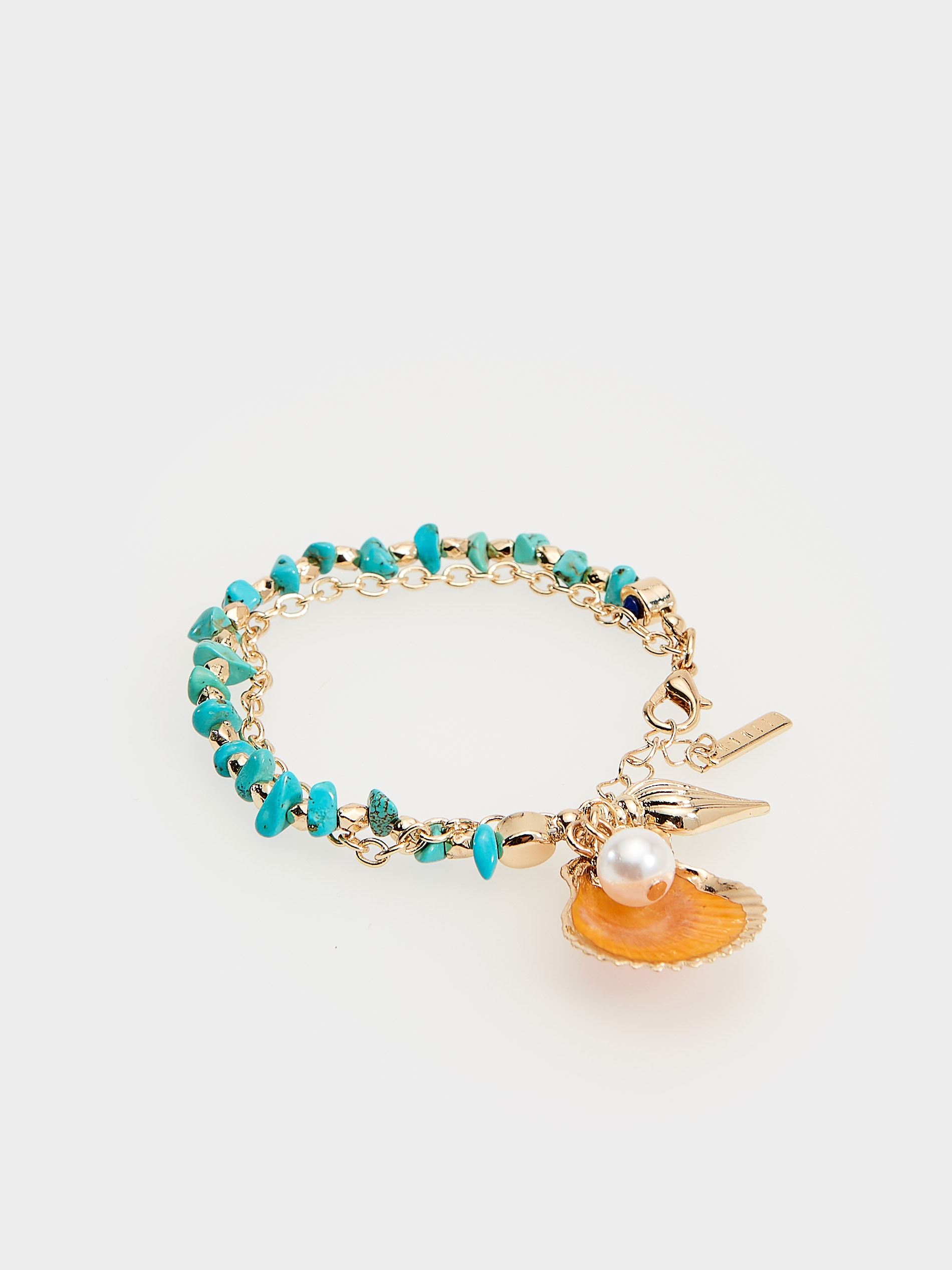 Bransoletka z masą perłową - wielobarwny - 739ZV-MLC - MOHITO - 1