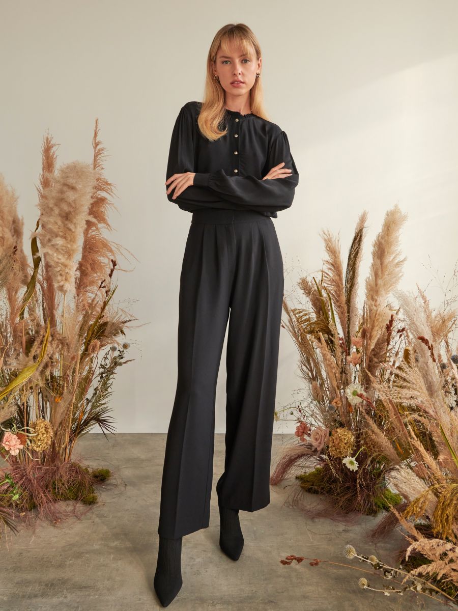 Wide leg trousers, MOHITO, 1635M-99X
