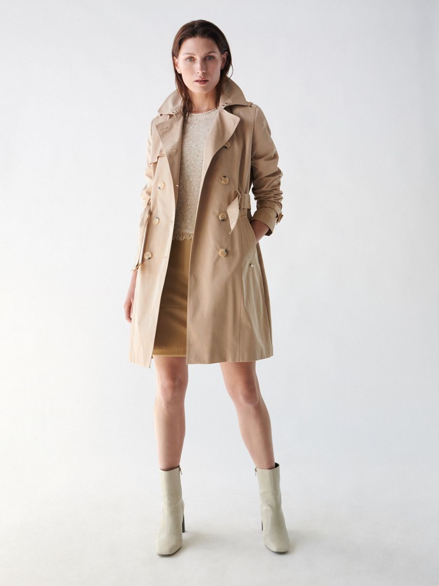 classic beige coat