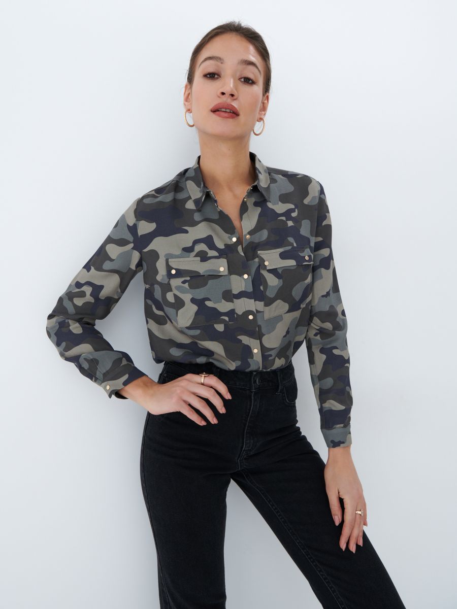 Camouflage print shirt Eco Aware 