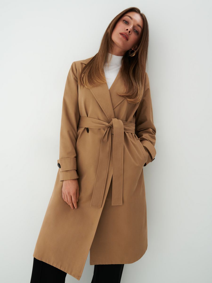 Brown longline coat Clearance