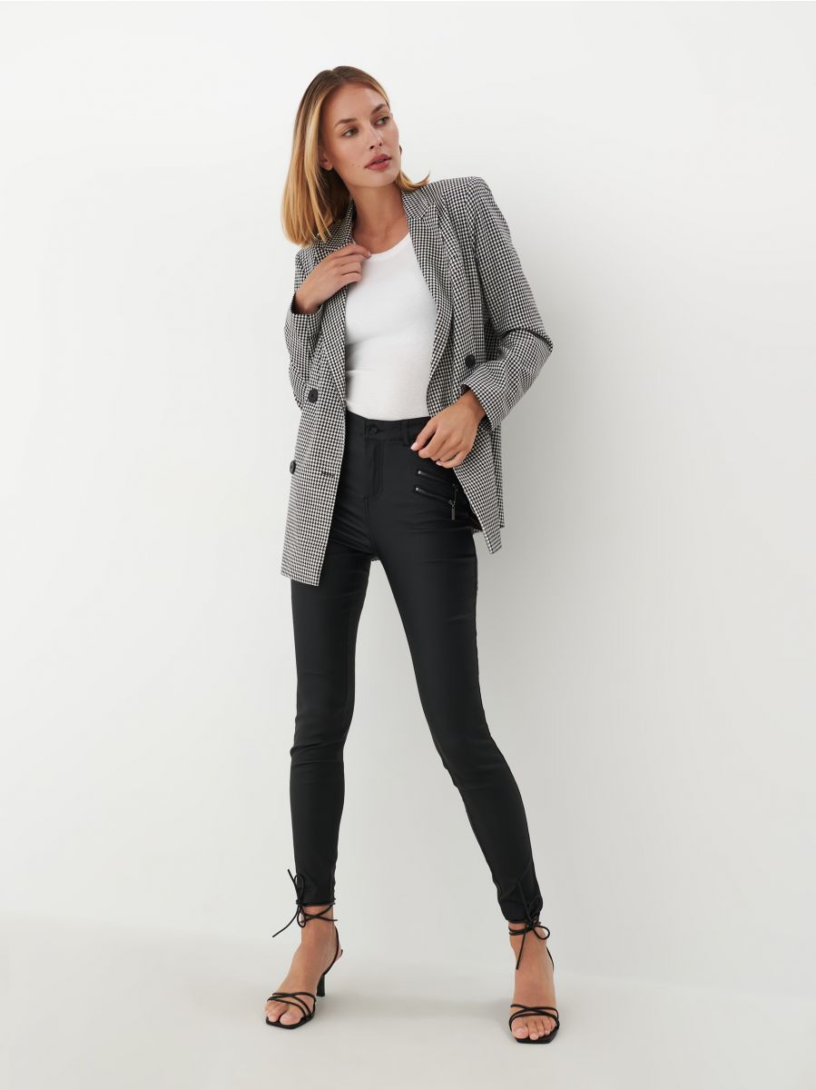 Faux leather trousers Eco Aware, MOHITO 