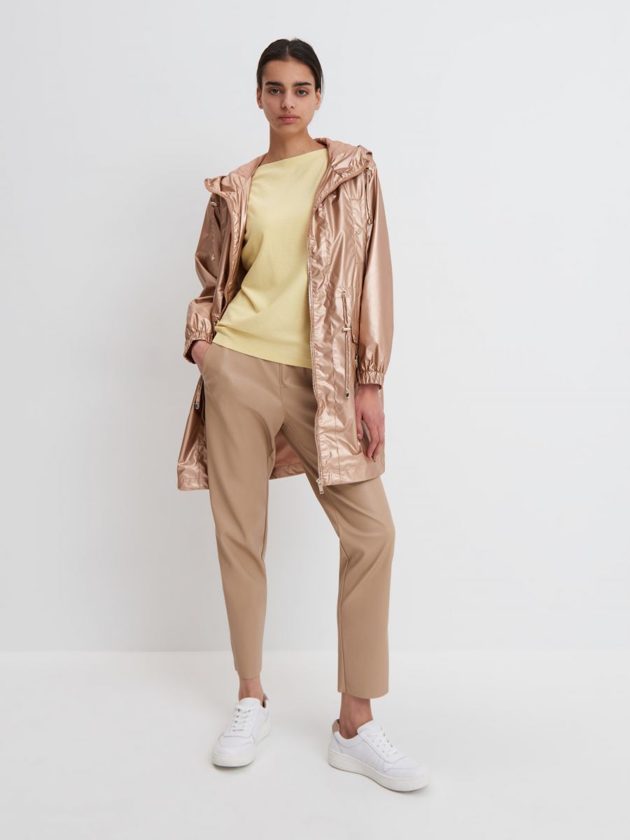 Imitation leather joggers, MOHITO 