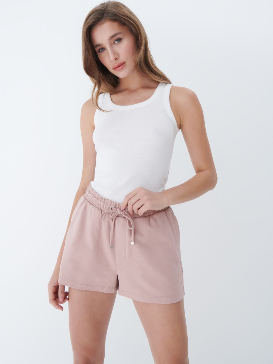 hot teen in cute pink shorts