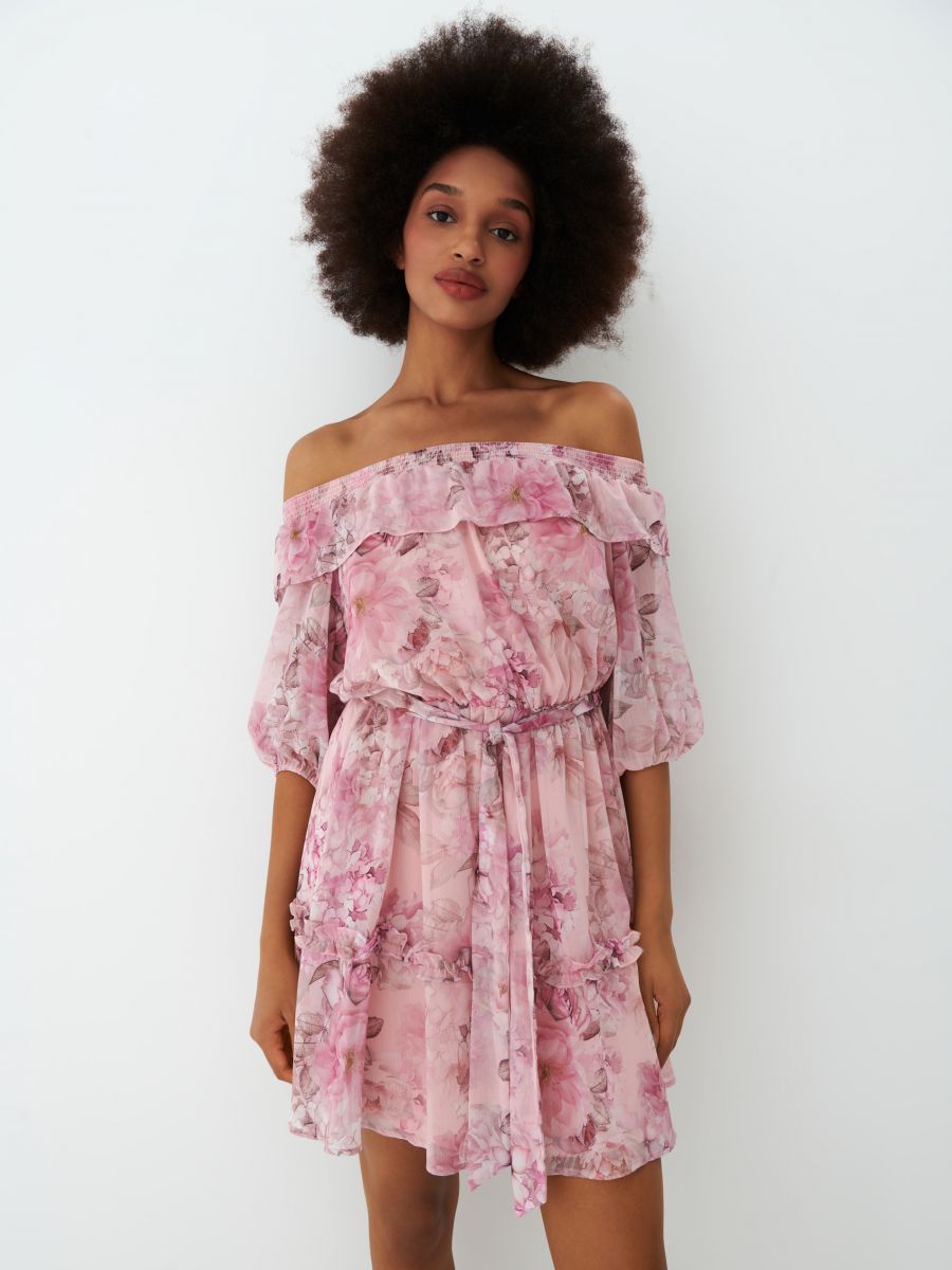 Off shoulder dress, MOHITO, 5518O-39P