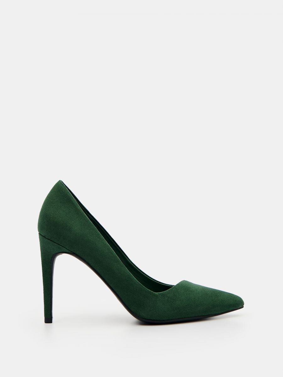 emerald green heels