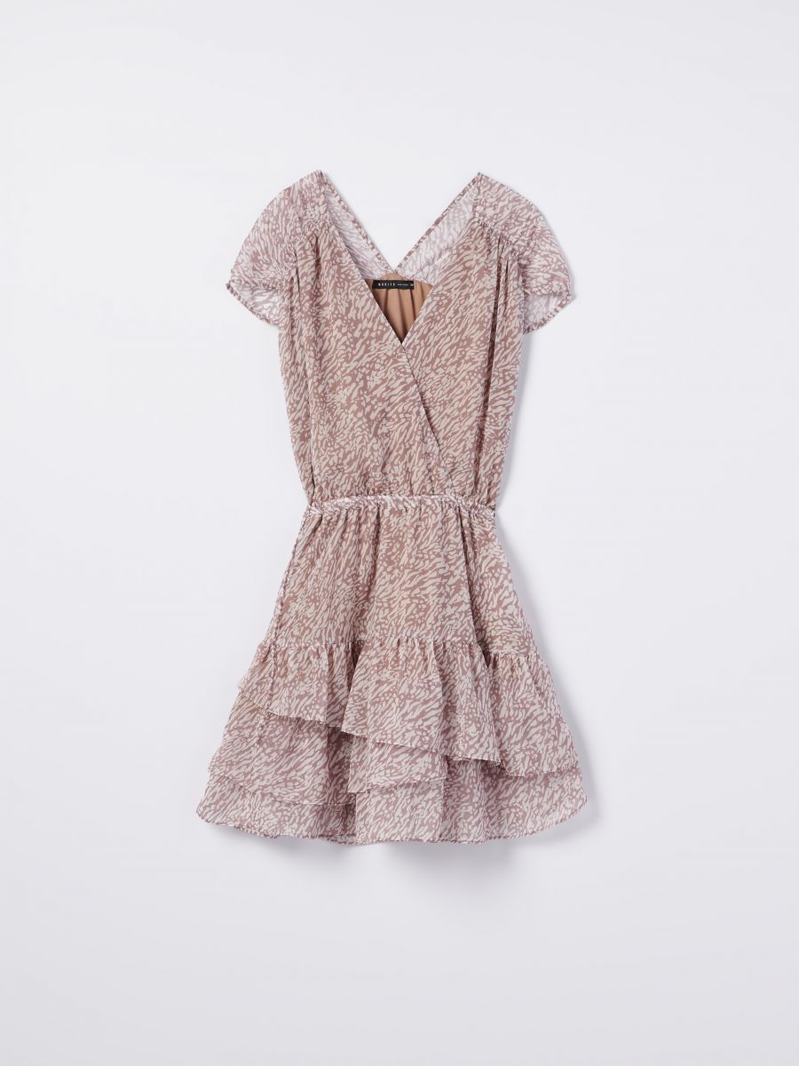 Chiffon mini dress, MOHITO, 6855I-MLC