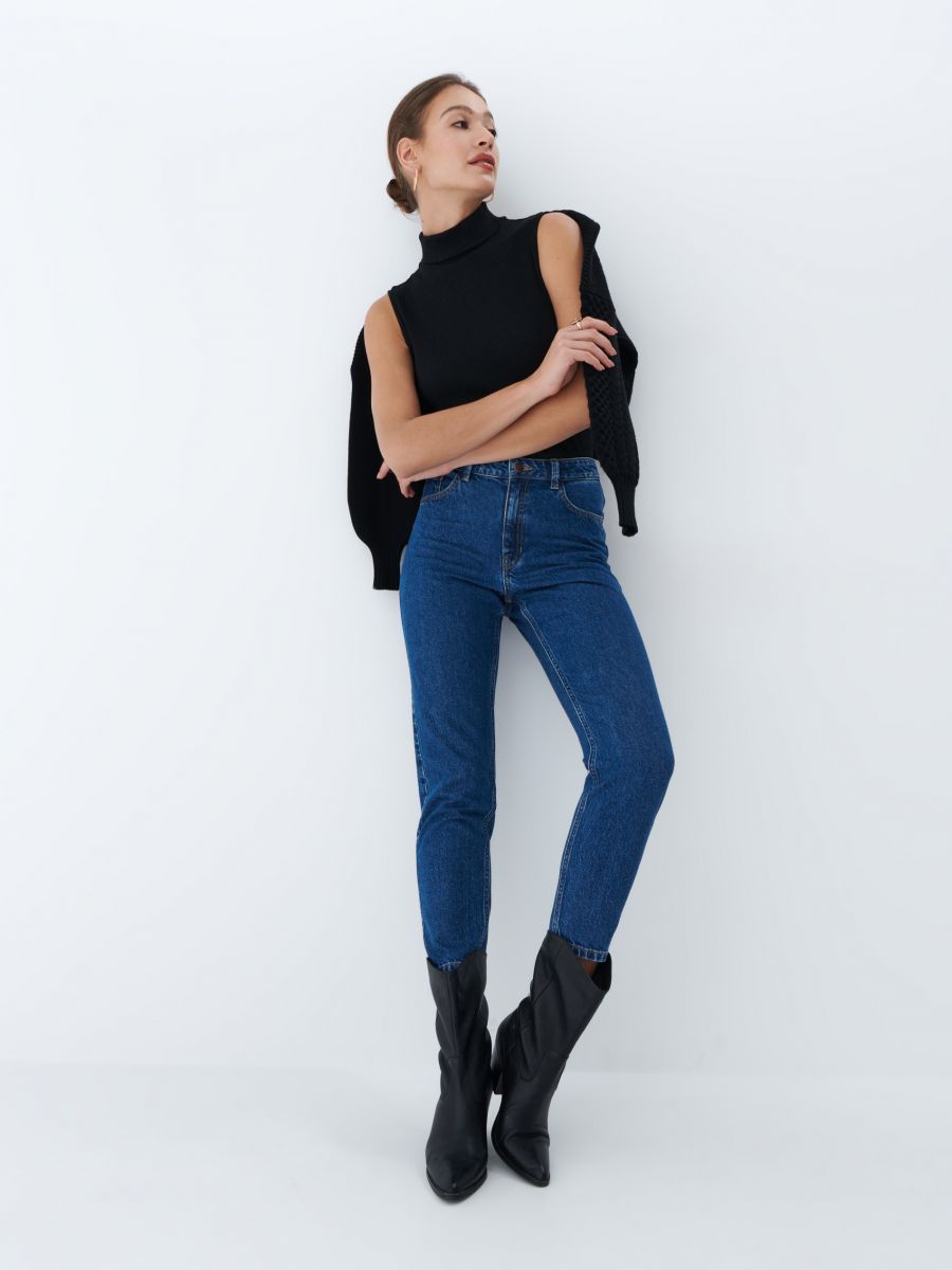 Mom fit jeans Eco Aware, MOHITO, 7588L-55J